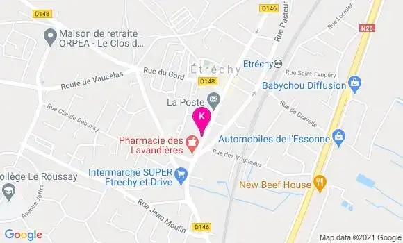 Localisation Anne De Boishebert Ricart