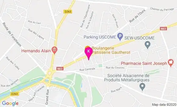 Localisation Eliane Lang