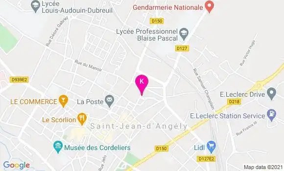 Localisation Adrien Morteau