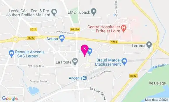 Localisation Nicolas Boudeau