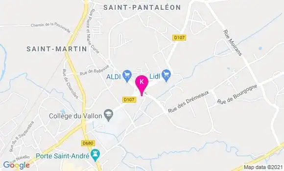 Localisation Dorian Dossarps