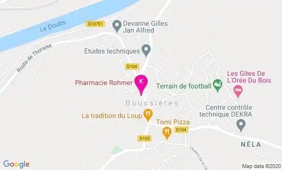 Localisation Marie Bejean