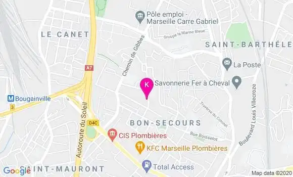 Localisation Gerard Seguin