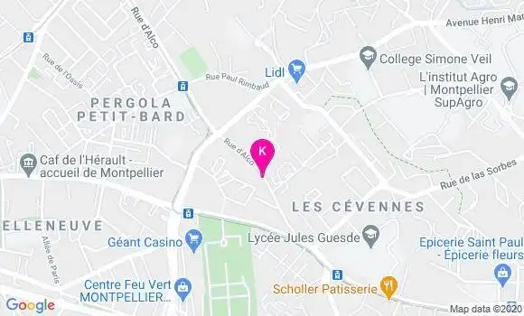 Localisation Claude Serres