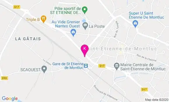 Localisation Elise Allain