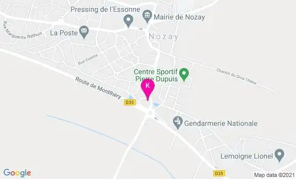 Localisation Morgane Levasseur