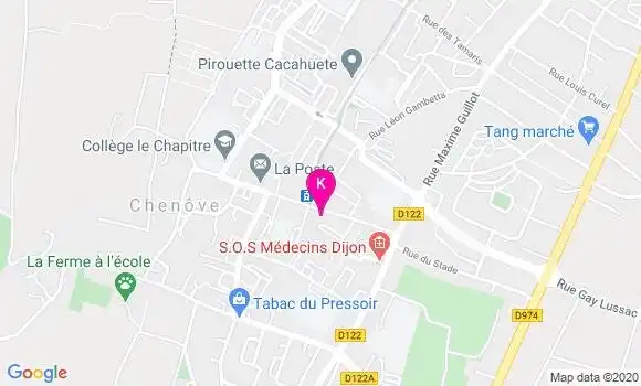 Localisation Delphine Baudon