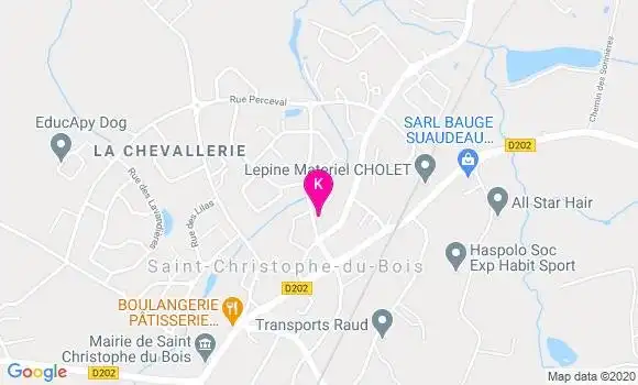 Localisation Amandine Blouin