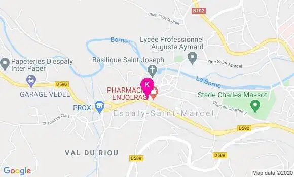 Localisation Mathilde Dessalces