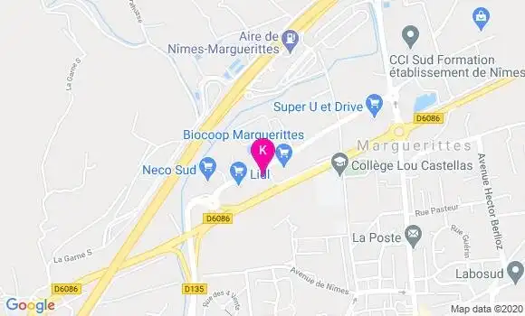 Localisation Virginie Chiousse