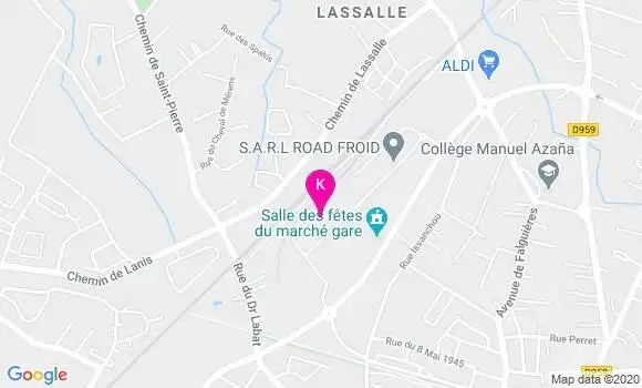 Localisation Anne Marie Gastellu Etchegorry