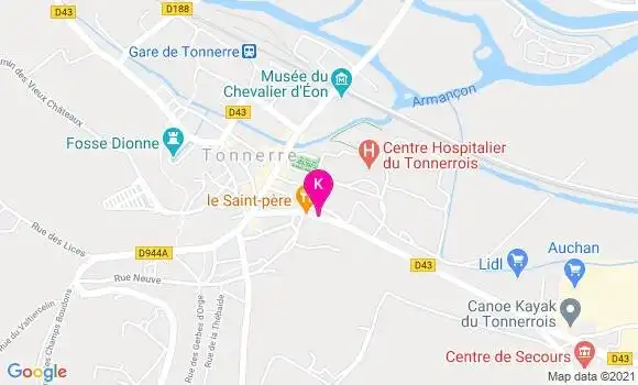 Localisation Cecile Sagourin