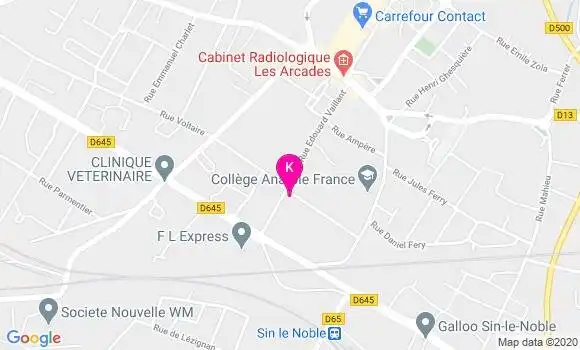 Localisation Jean Luc Dousset
