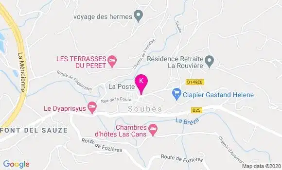 Localisation Jean Francois Torente