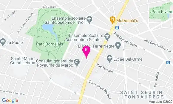 Localisation Nicholas Amour