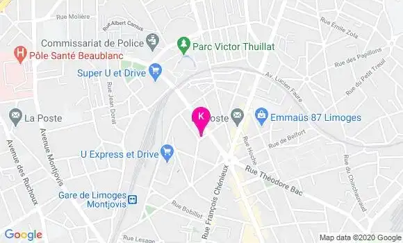 Localisation Lucie Sarrazin