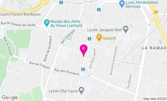 Localisation Adeline Moreno