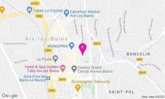 Localisation Agnes Gandar