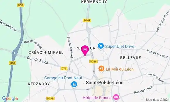 Localisation Marine Le Bihan