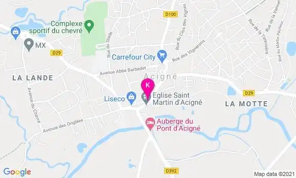 Localisation Fabienne Frein
