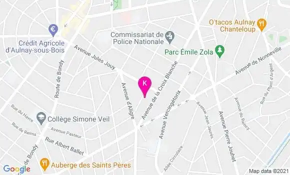 Localisation Cyril Choquet