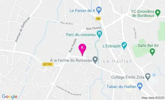 Localisation Justine Berthelon