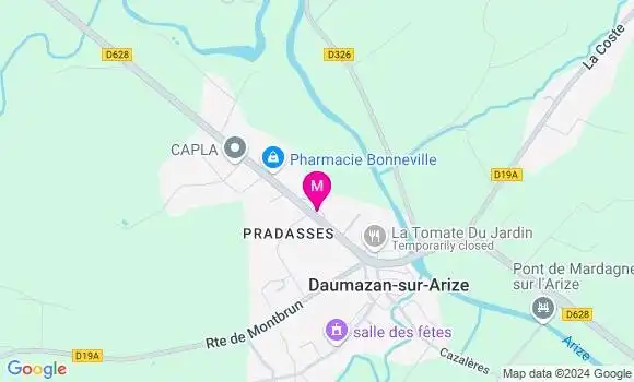 Localisation Gael Bourgailh