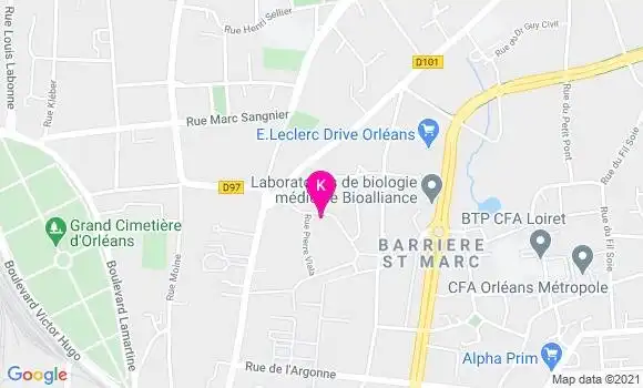 Localisation Helene Blanchard Jean
