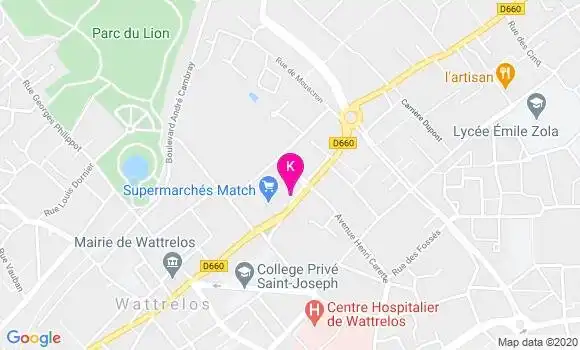 Localisation Augustin Demeulemeester