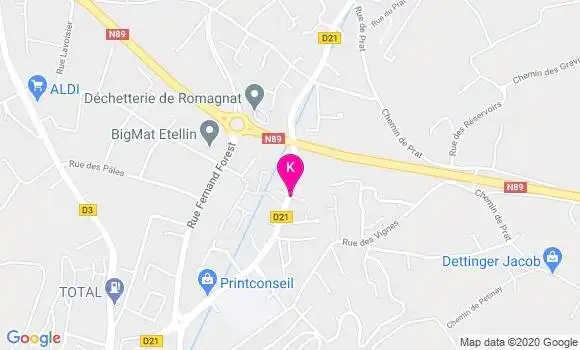 Localisation Berengere Chambon