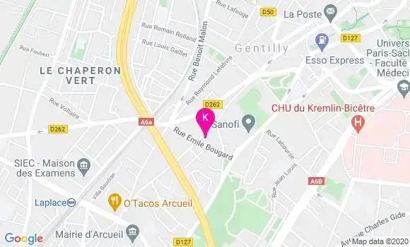Localisation Arnaud De Cesare