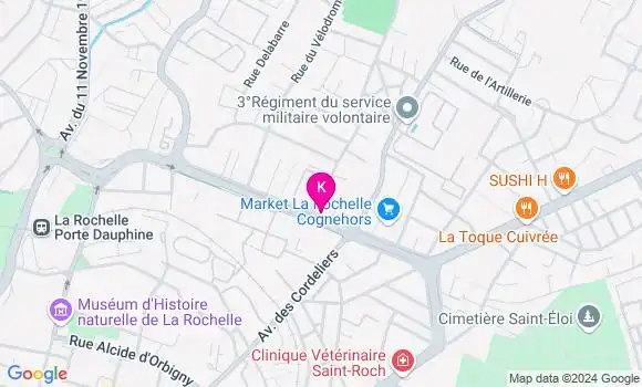 Localisation Faustine Huchet