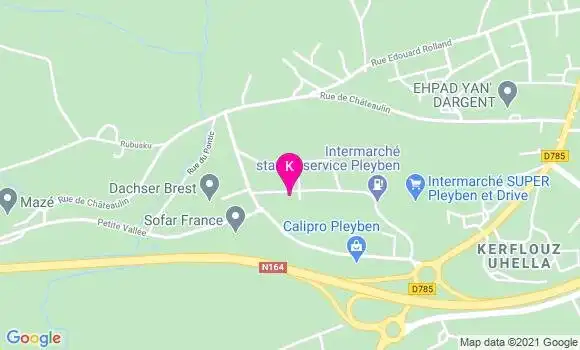 Localisation Emilie Desmidt