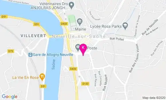 Localisation Sandrine Monier