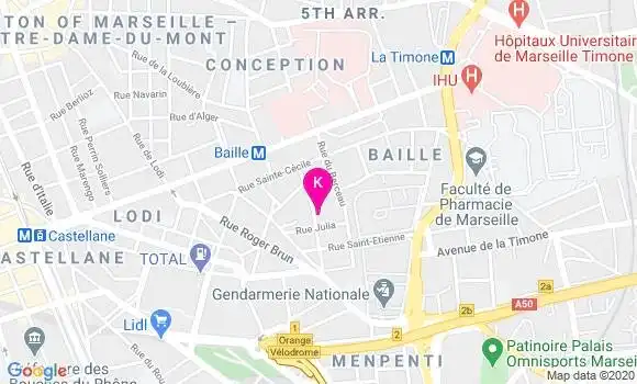 Localisation Muriel Allione