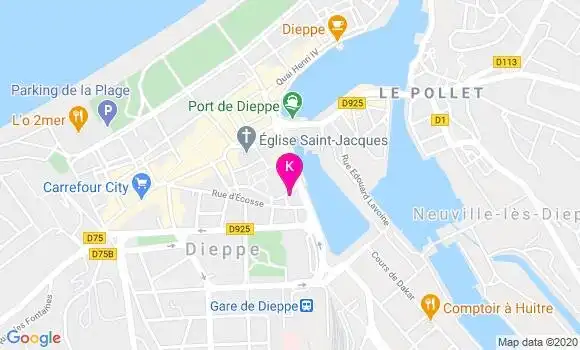 Localisation Mathilde Bideau