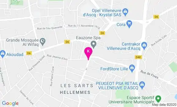 Localisation Thomas Chemin