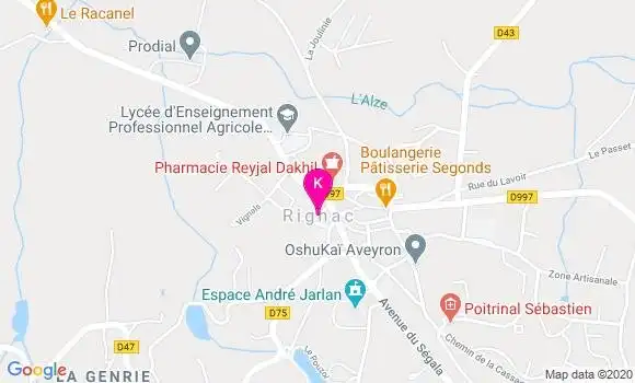 Localisation Estelle Puechagut