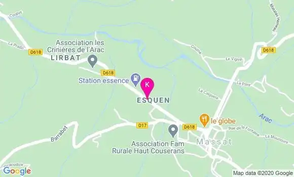 Localisation Gautier Oudard