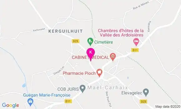 Localisation Jean Christophe Le Guillou