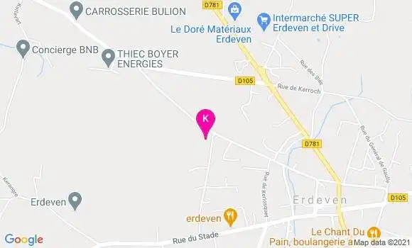 Localisation Anne Marie Deregnieaux