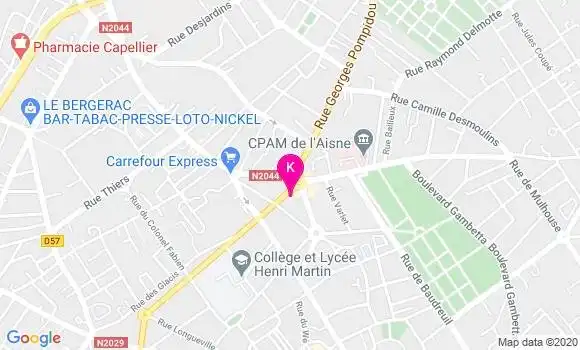Localisation Gaspar Rico Ferandes
