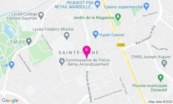 Localisation Caroline Duprat