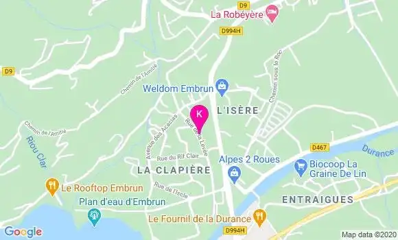 Localisation Melanie Faure Brac Maynadier