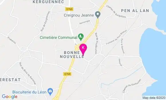Localisation Perrine Bleunven