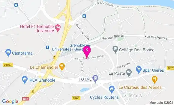 Localisation Anne Sophie Balme