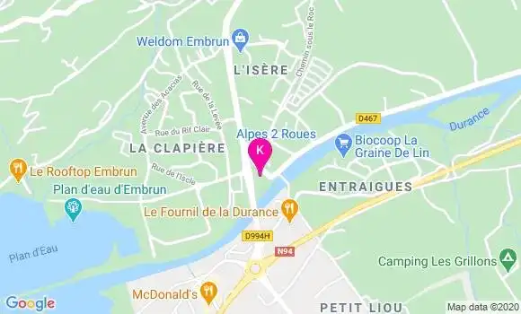 Localisation Francoise Montemont