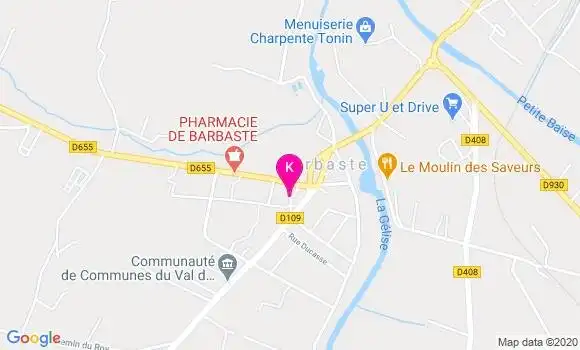 Localisation Bertrand Barou