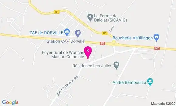 Localisation Sylviane Jean Charles