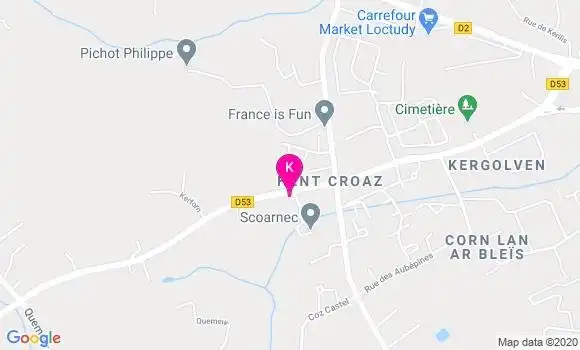 Localisation Johan Scoarnec